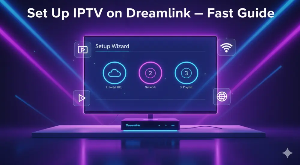 Fast Tutorial to Set Up Set Up IPTV on Dreamlink