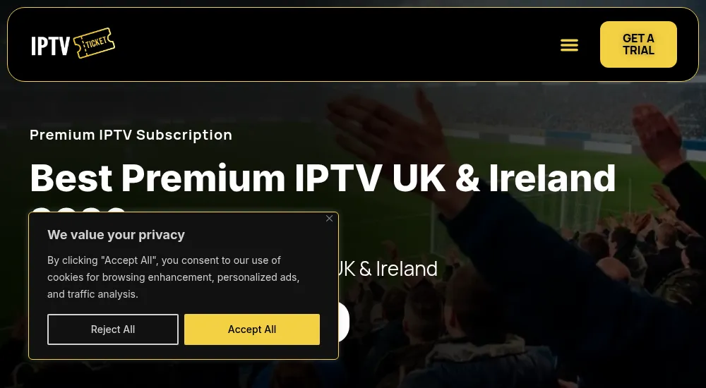 IPTVticket affordable pricing packages for HD streaming in the UK